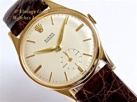 rolex precision 9ct gold mechanical|Rolex Precision .